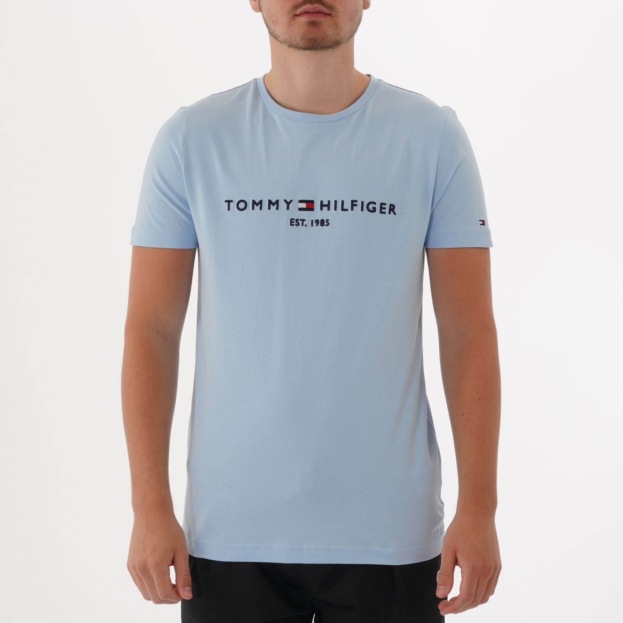 Tommy Hilfiger Logo T-Shirt - Chambray Blue