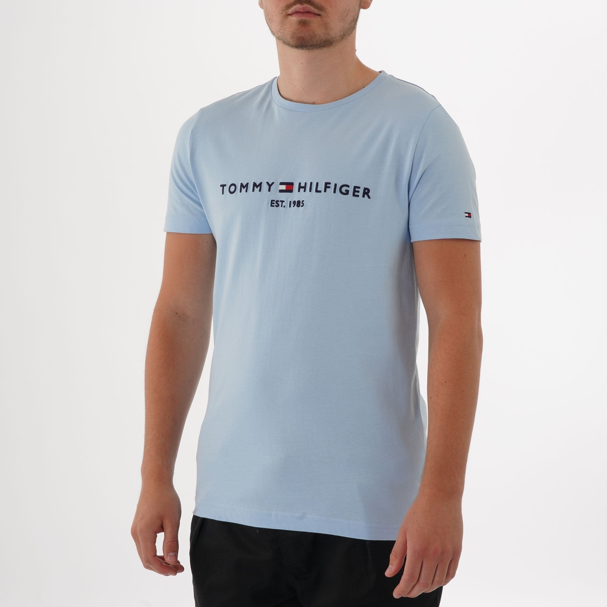Tommy Hilfiger Logo T-Shirt - Chambray Blue