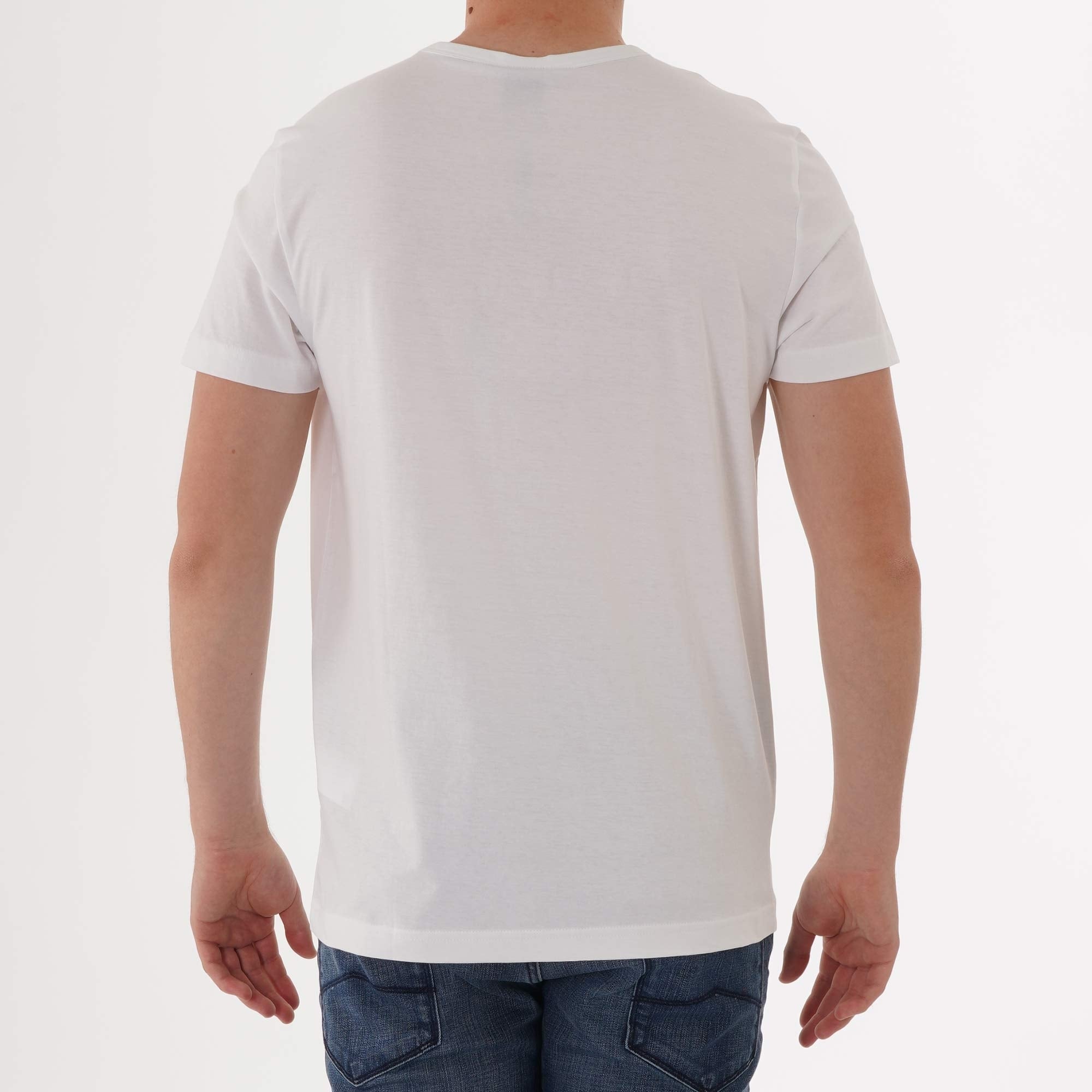 Boss Curved Logo T-Shirt - White