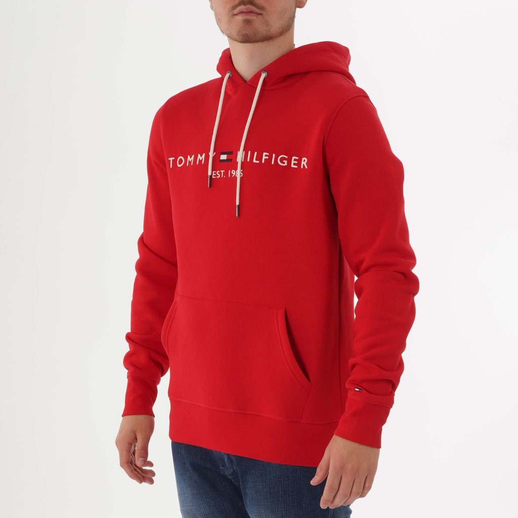 Tommy Hilfiger Tommy Logo Hoodie - Haute Red