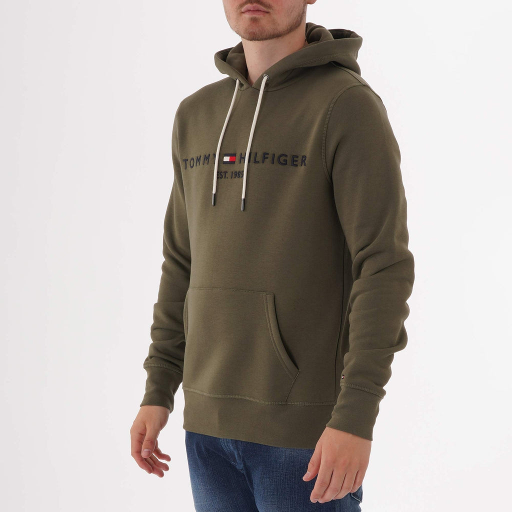 Tommy Hilfiger Tommy Logo Hoodie - Grape Leaf