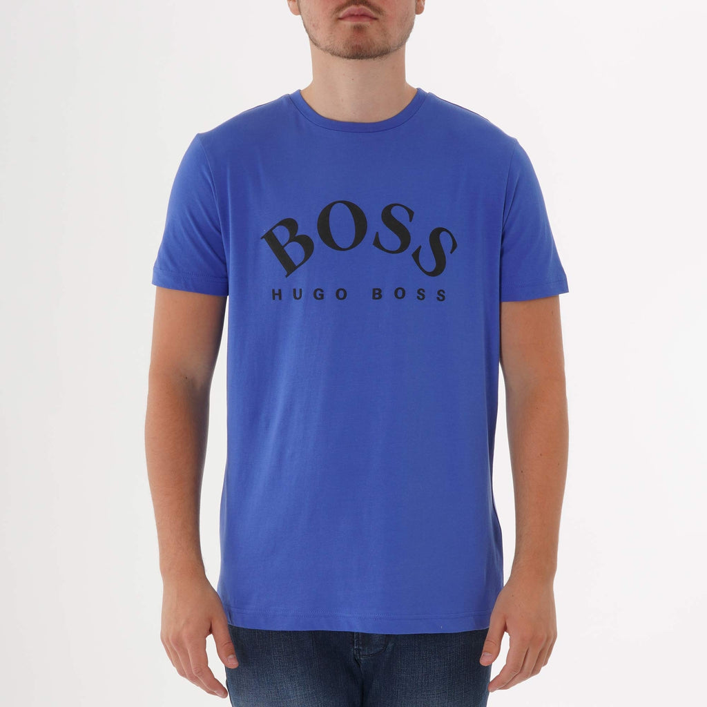 Boss Tee 7 Logo T-Shirt - Blue