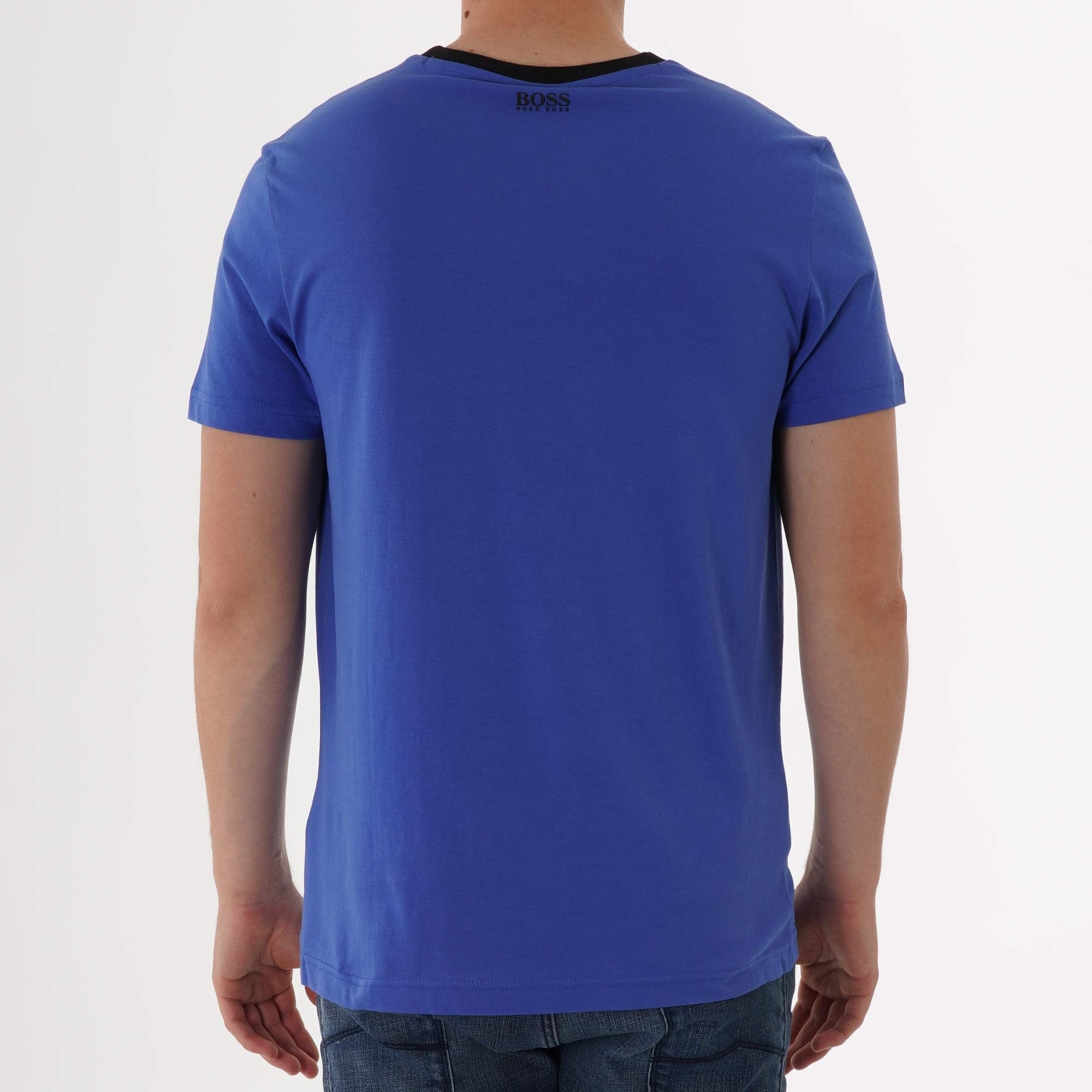 Boss Tee 7 Logo T-Shirt - Blue