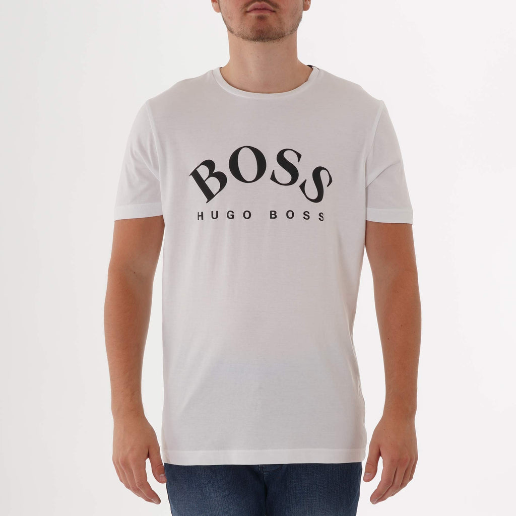 Boss Tee 7 Logo T-Shirt - White