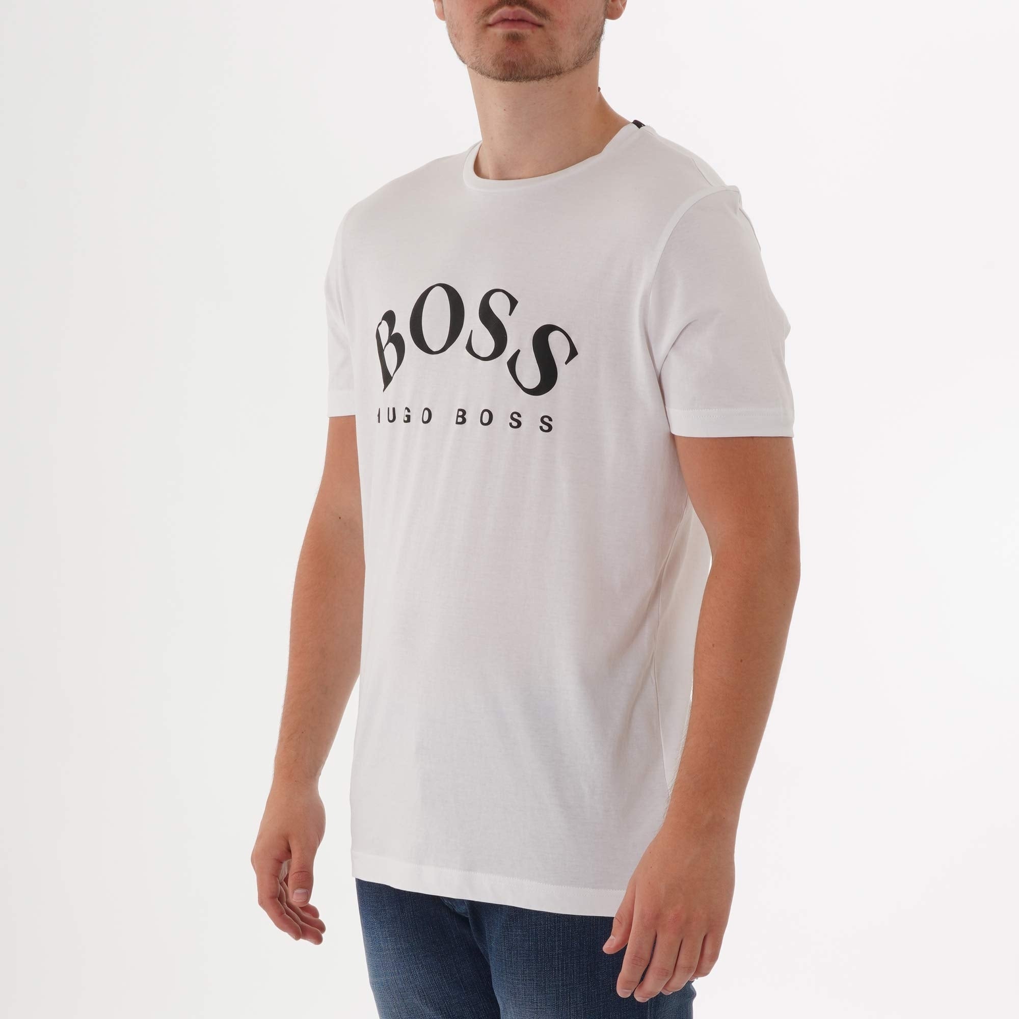 Boss Tee 7 Logo T-Shirt - White