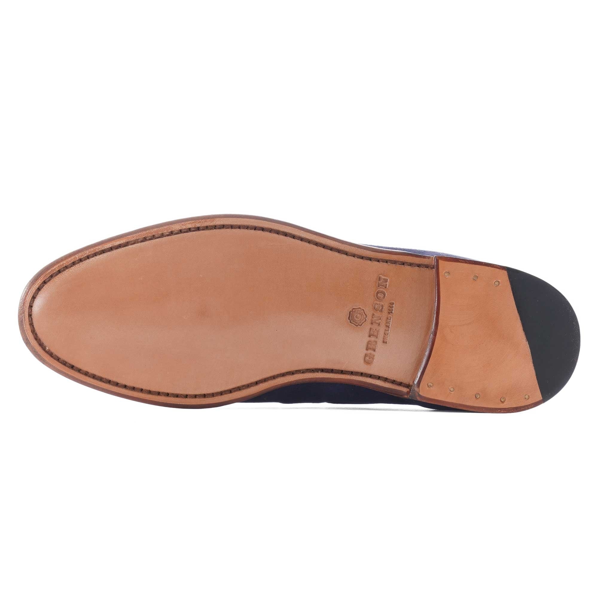 Grenson Scottie Tassel Loafers - Navy
