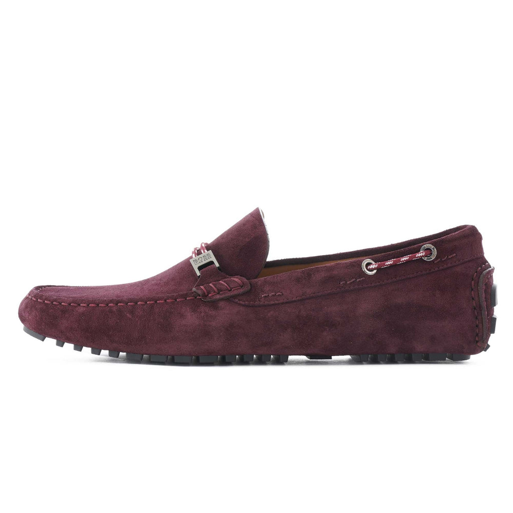 Boss Driver Moccasins - Dark Red