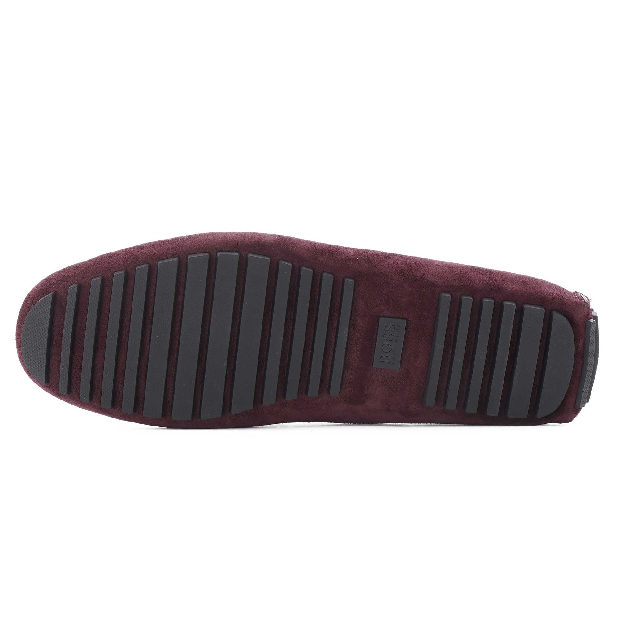 Boss Driver Moccasins - Dark Red
