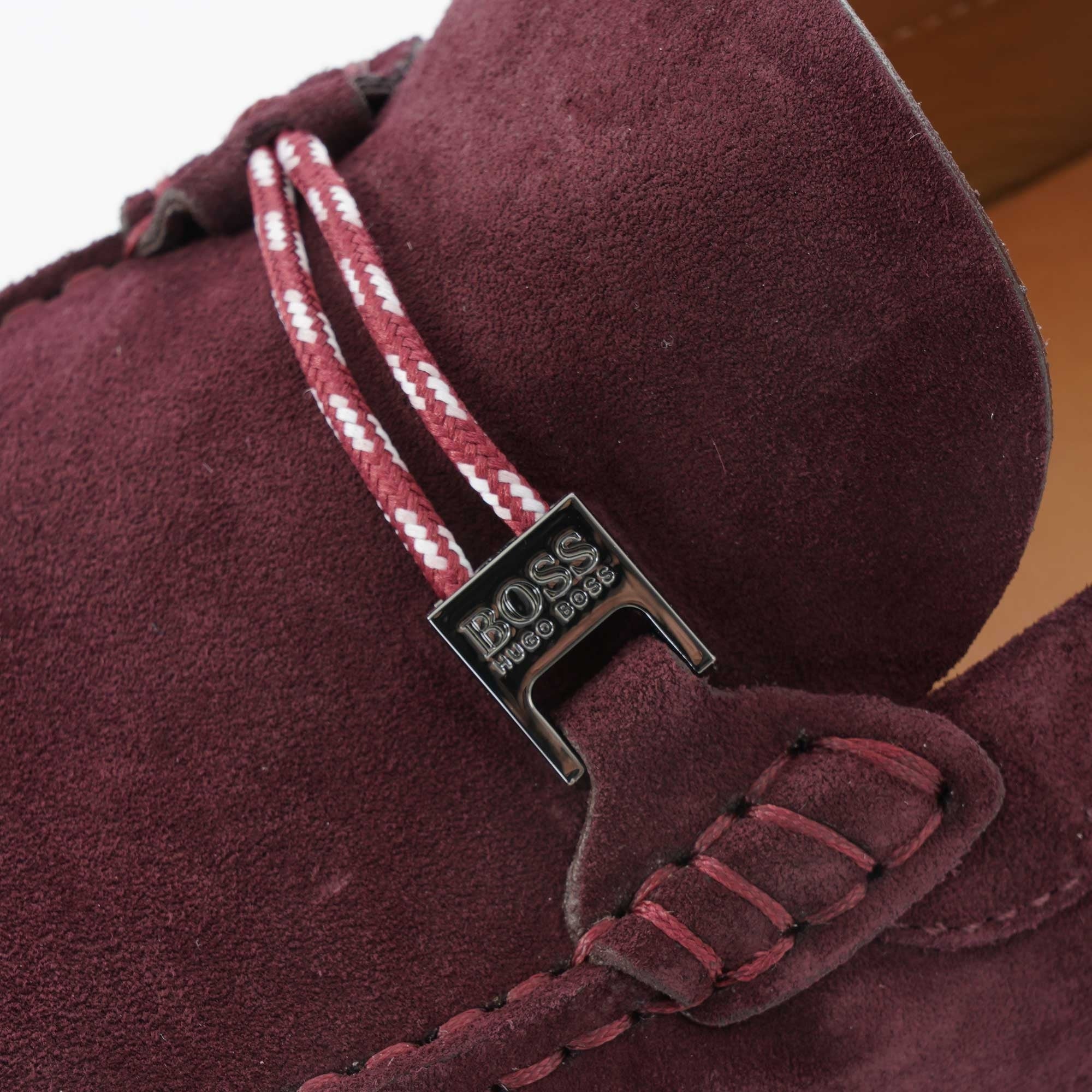 Boss Driver Moccasins - Dark Red
