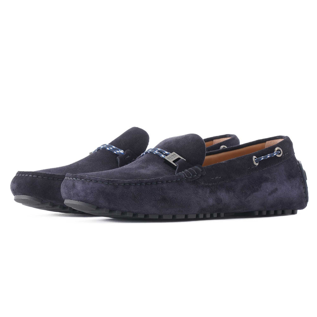Boss Driver Moccasins - Dark Blue