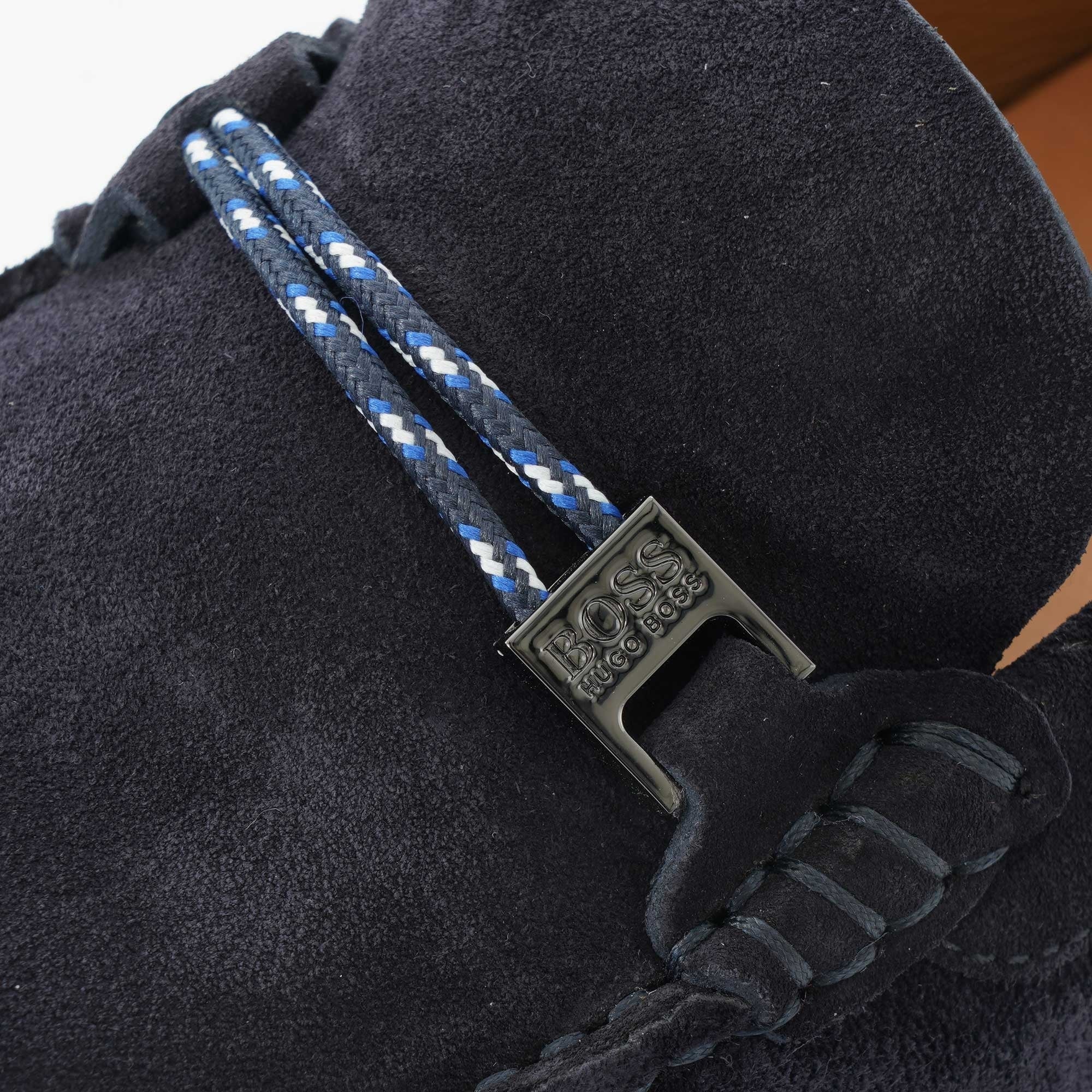 Boss Driver Moccasins - Dark Blue