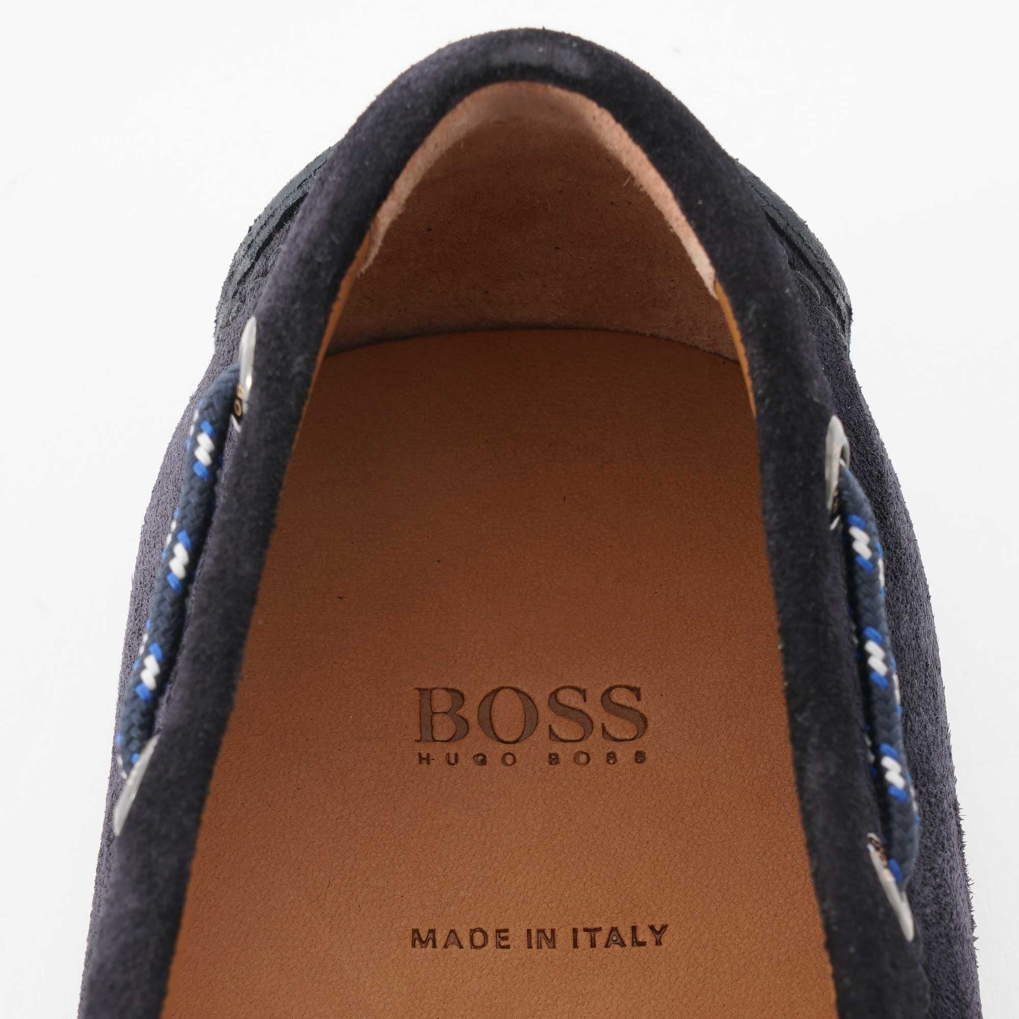 Boss Driver Moccasins - Dark Blue