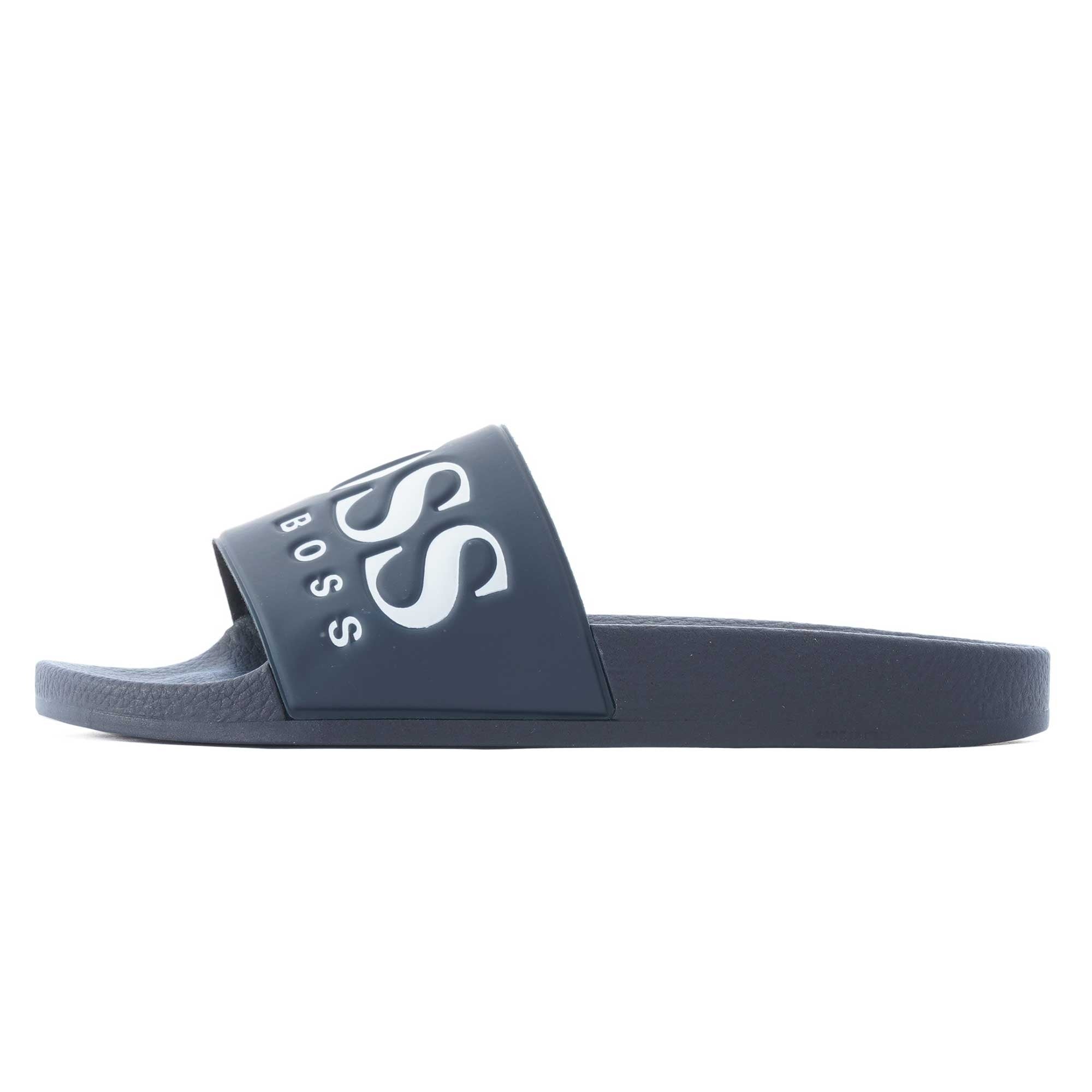 Boss Solar Logo Sliders - Dark Blue