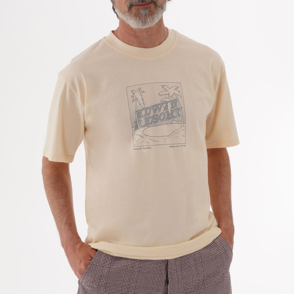 Edwin Resort T-Shirt - Vanilla