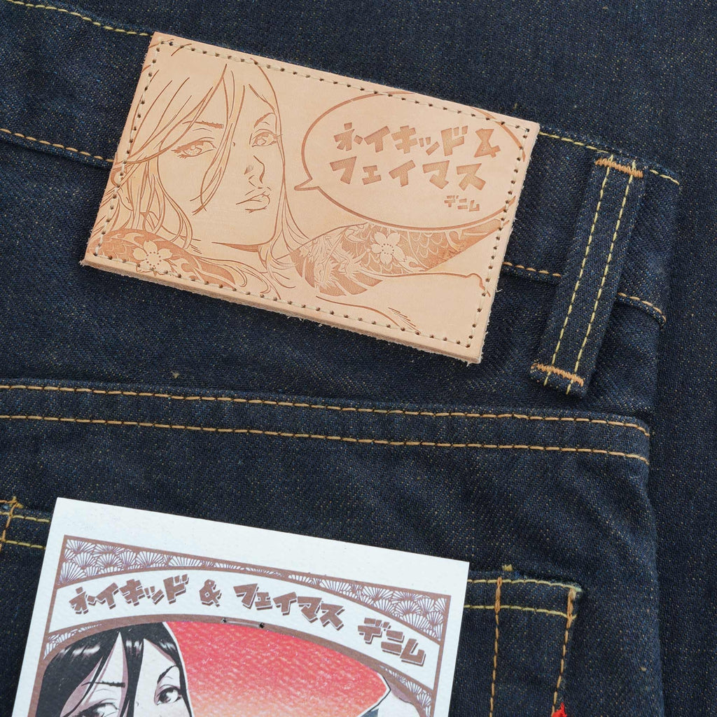 Naked and Famous Denim Weird Guy Kogare Kakishibu Made in Japan 5 - Indigo
