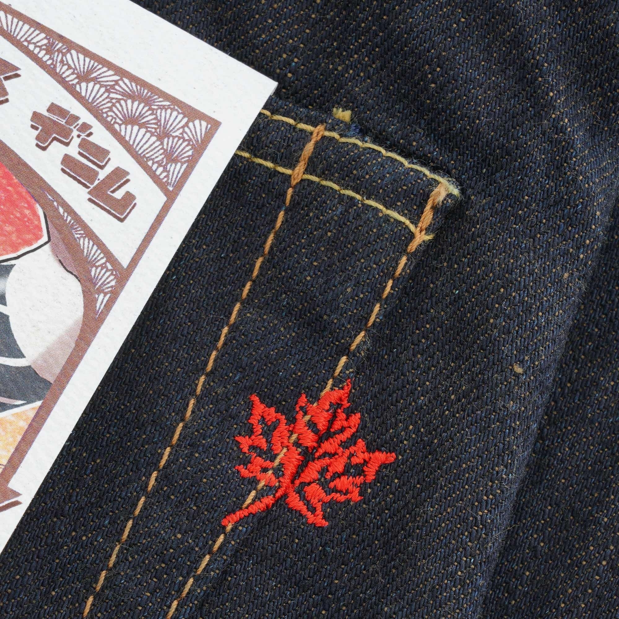 Naked and Famous Denim Weird Guy Kogare Kakishibu Made in Japan 5 - Indigo