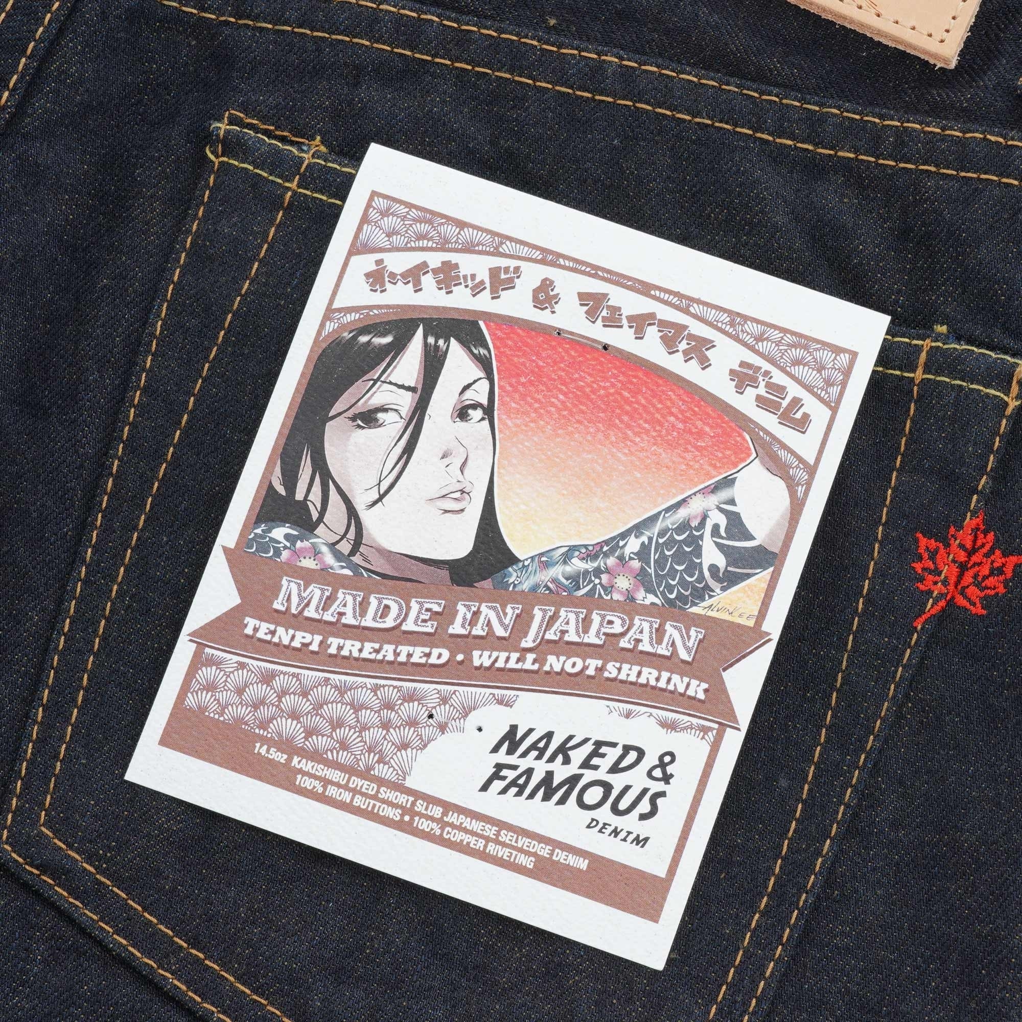 Naked and Famous Denim Easy Guy Kogare Kakishibu Made in Japan 5 - Indigo