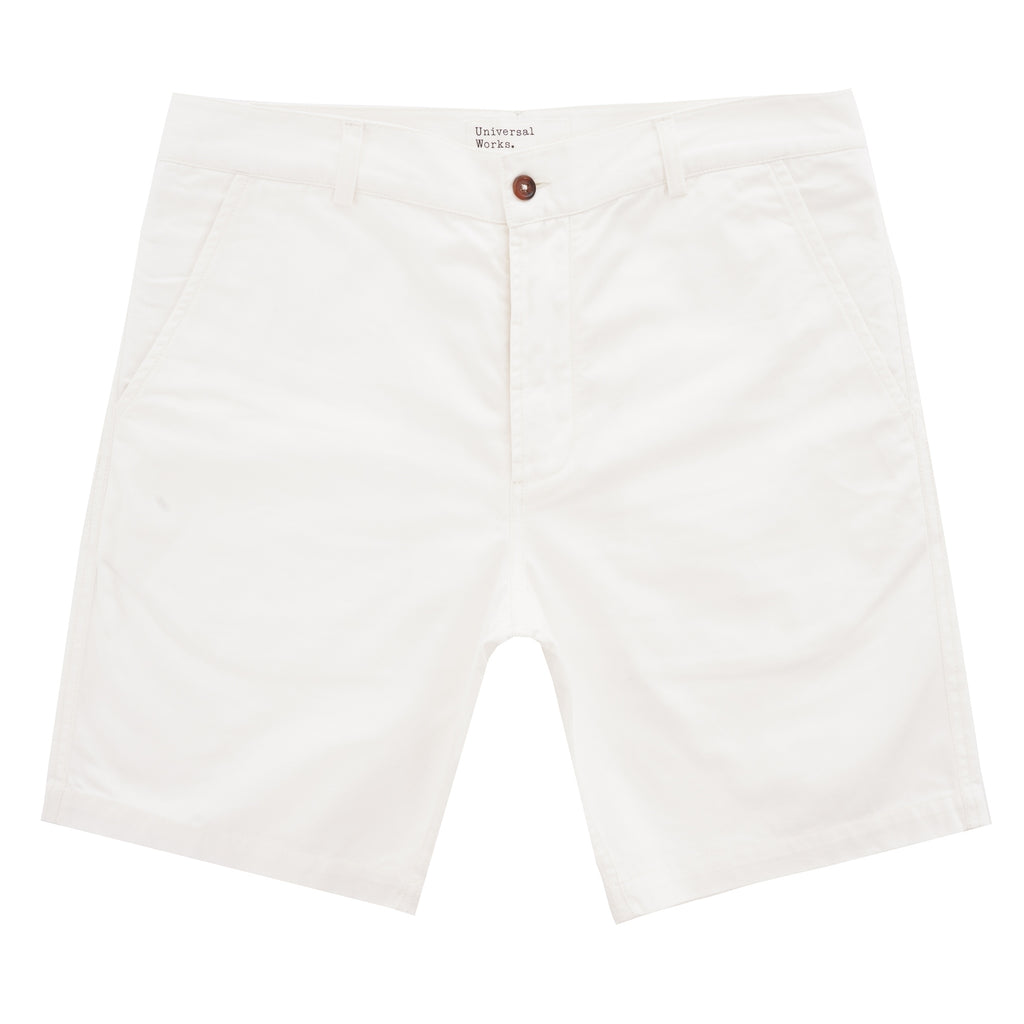 Universal Works Deck Shorts - Ecru Twill