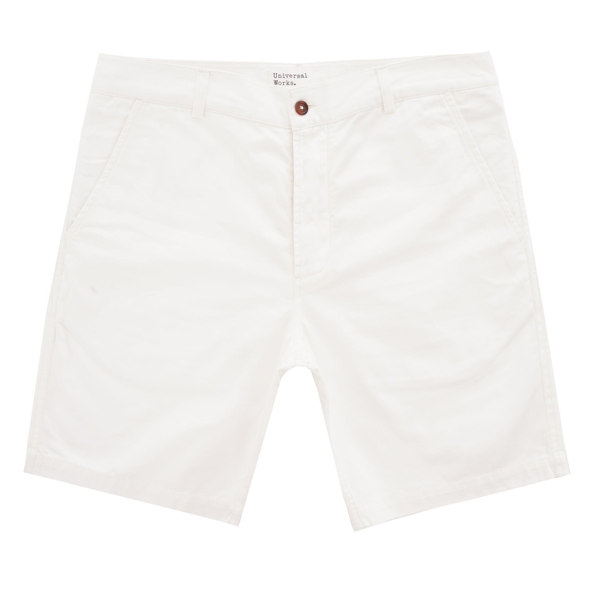Universal Works Deck Shorts - Ecru Twill