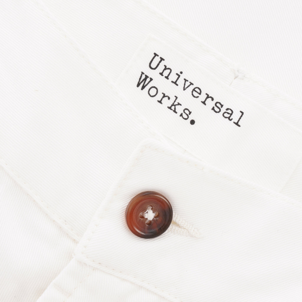 Universal Works Deck Shorts - Ecru Twill