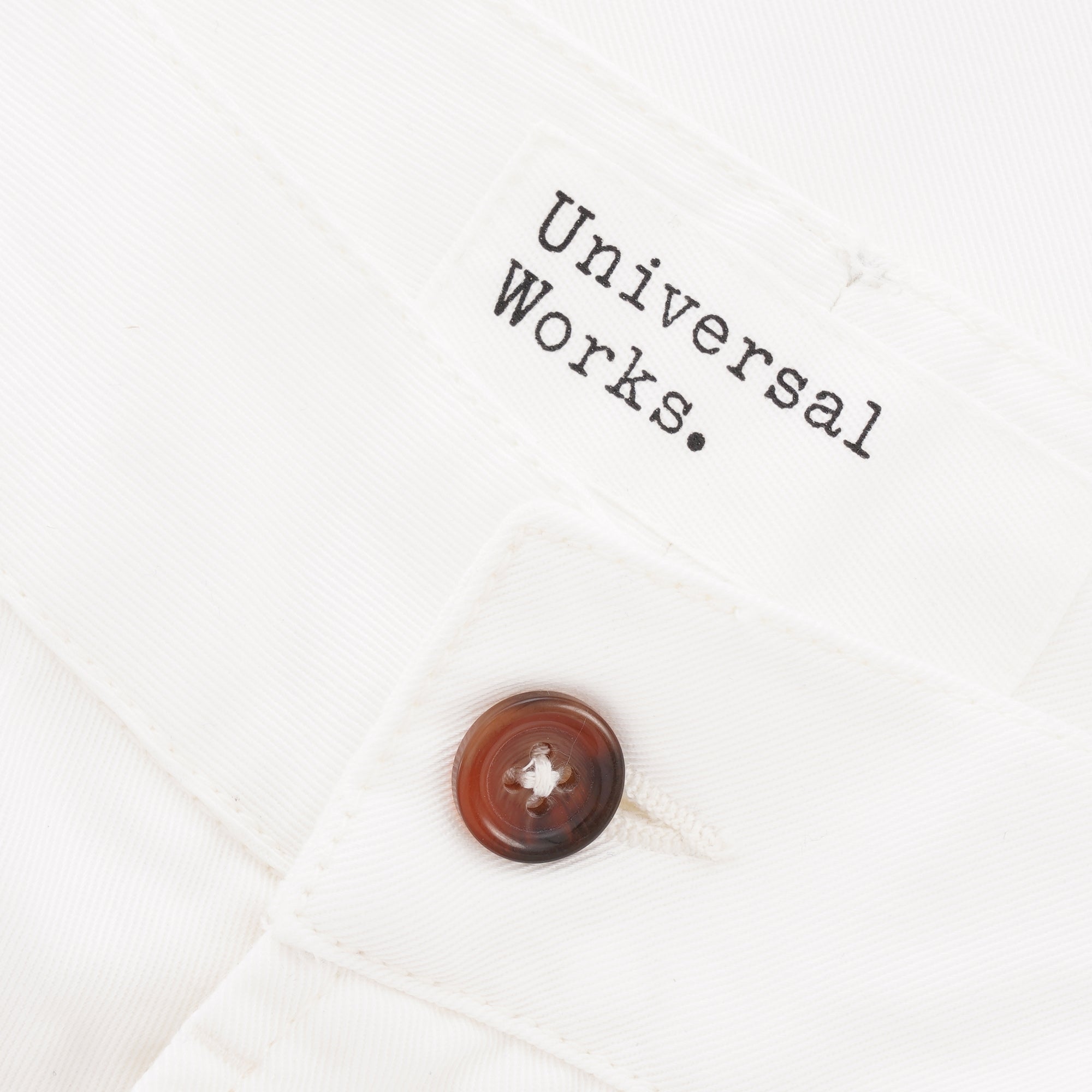 Universal Works Deck Shorts - Ecru Twill