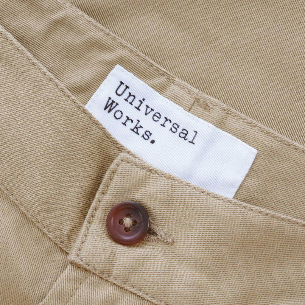 Universal Works Deck Shorts - Sand Twill