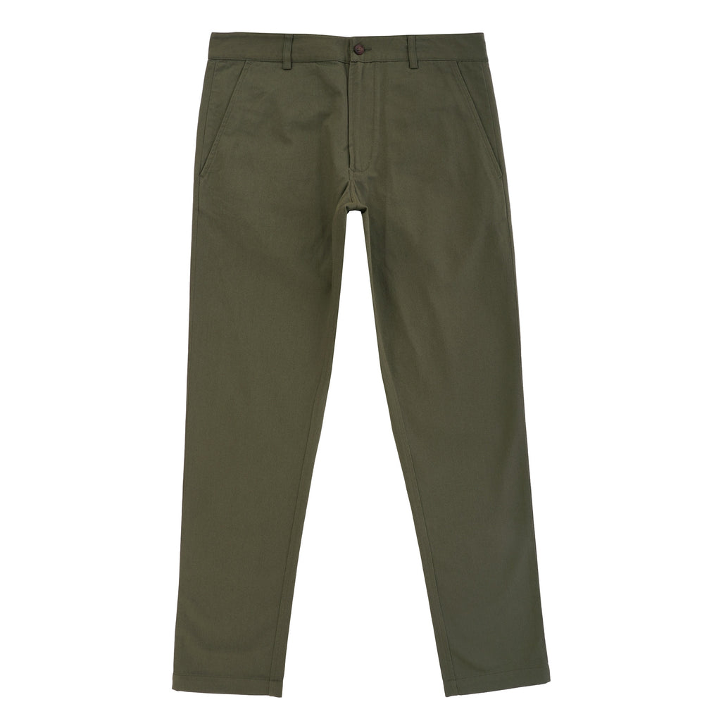 Universal Works Aston Pant - Light Olive Twill