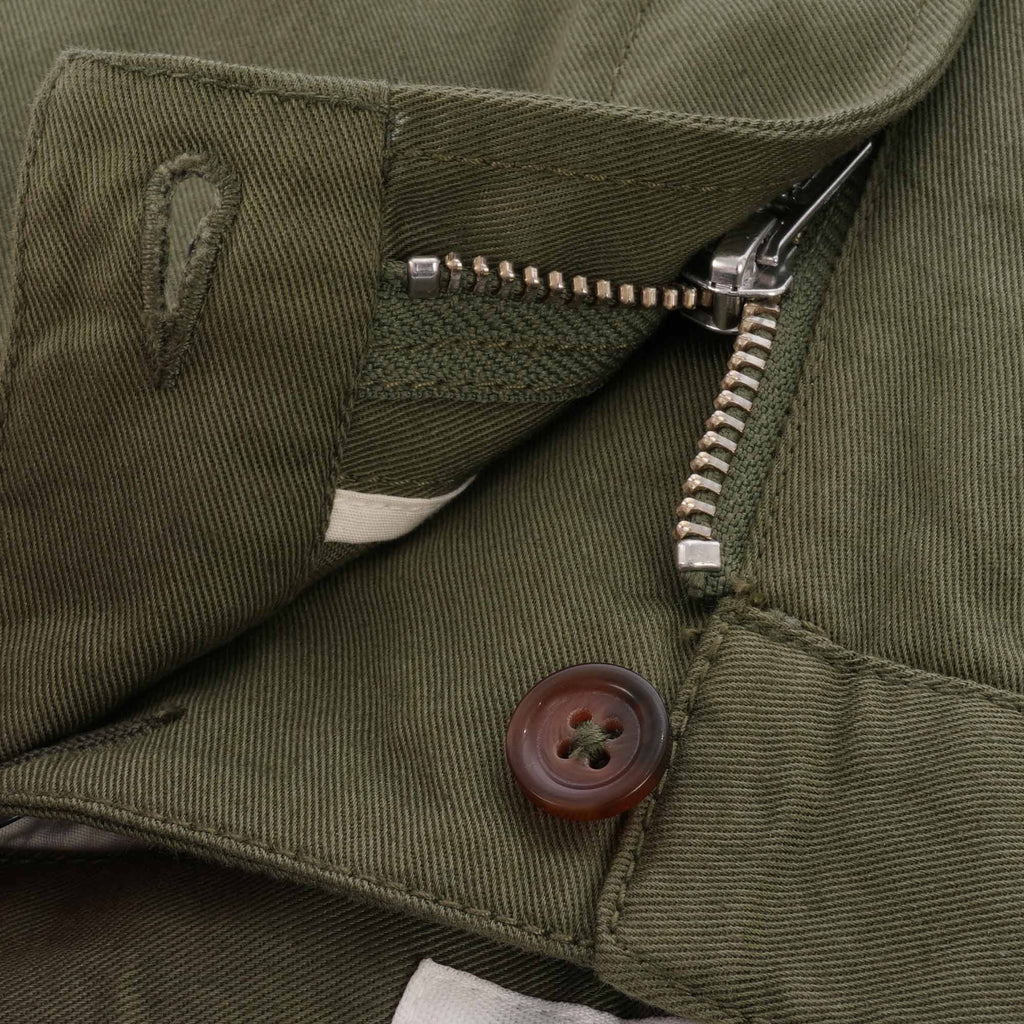Universal Works Aston Pant - Light Olive Twill