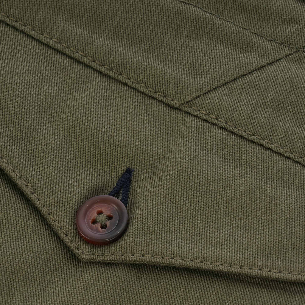 Universal Works Aston Pant - Light Olive Twill