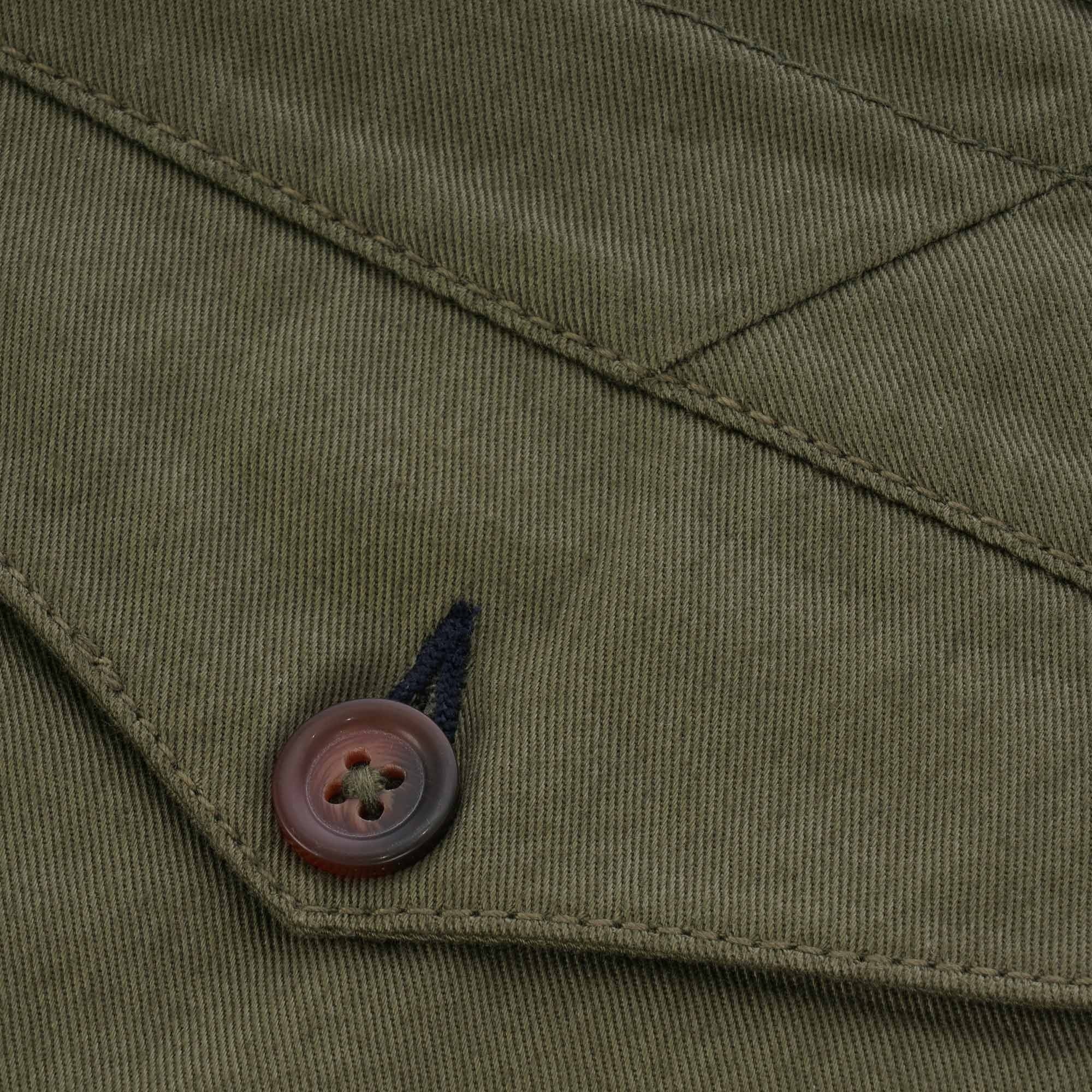 Universal Works Aston Pant - Light Olive Twill