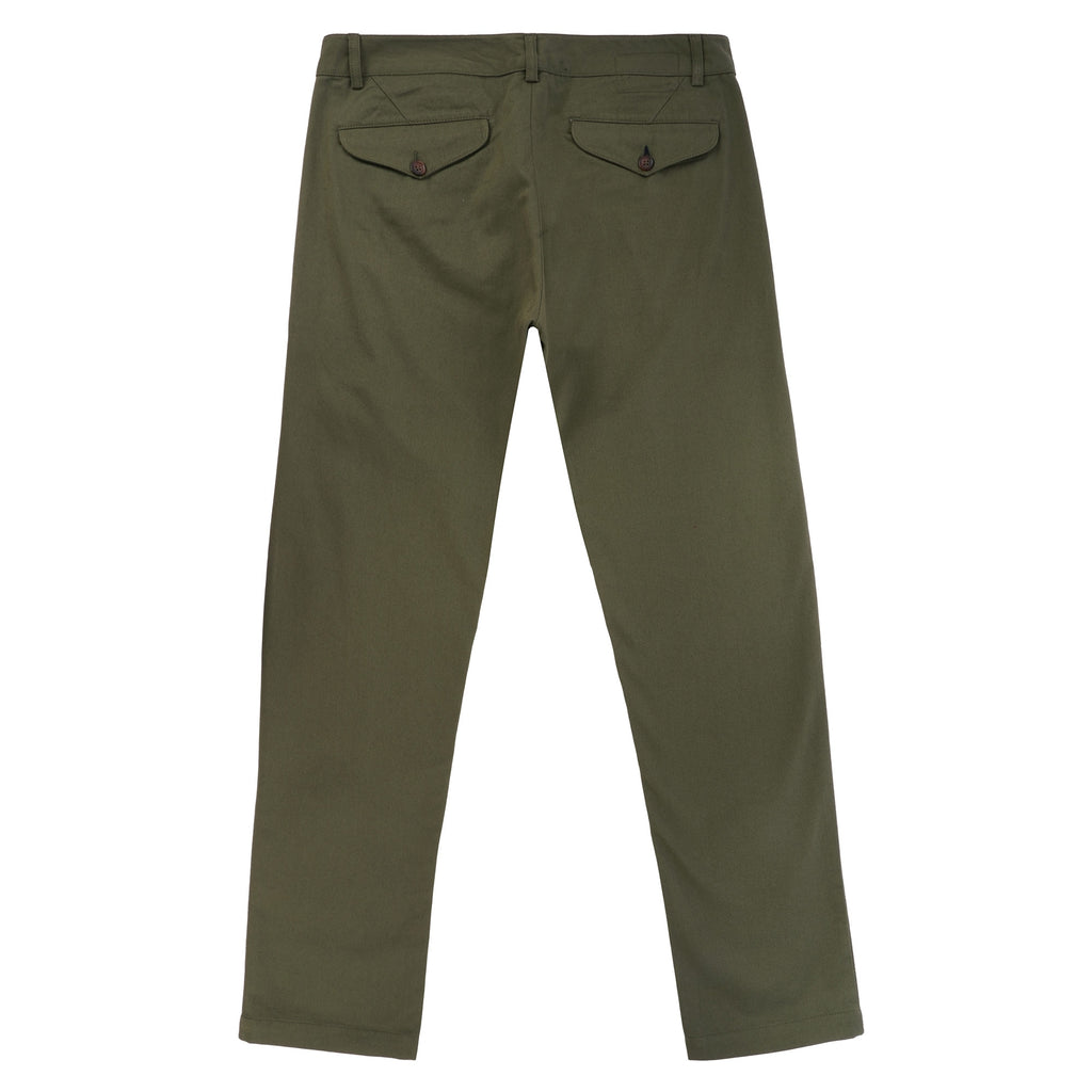 Universal Works Aston Pant - Light Olive Twill