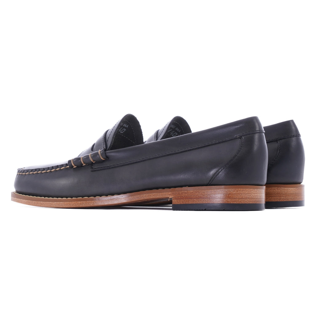 G.H. Bass Weejun Larson Burnished Leather Loafer - Navy