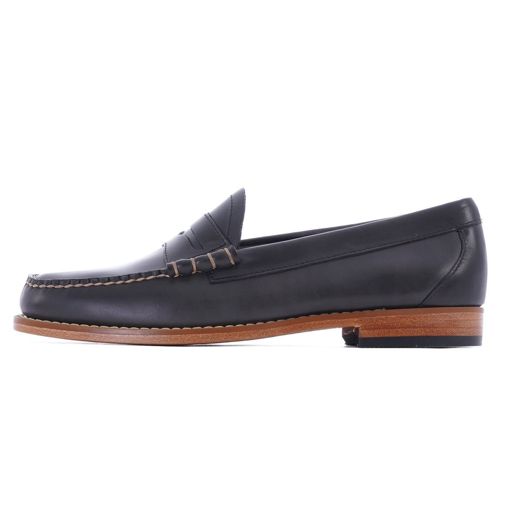 G.H. Bass Weejun Larson Burnished Leather Loafer - Navy