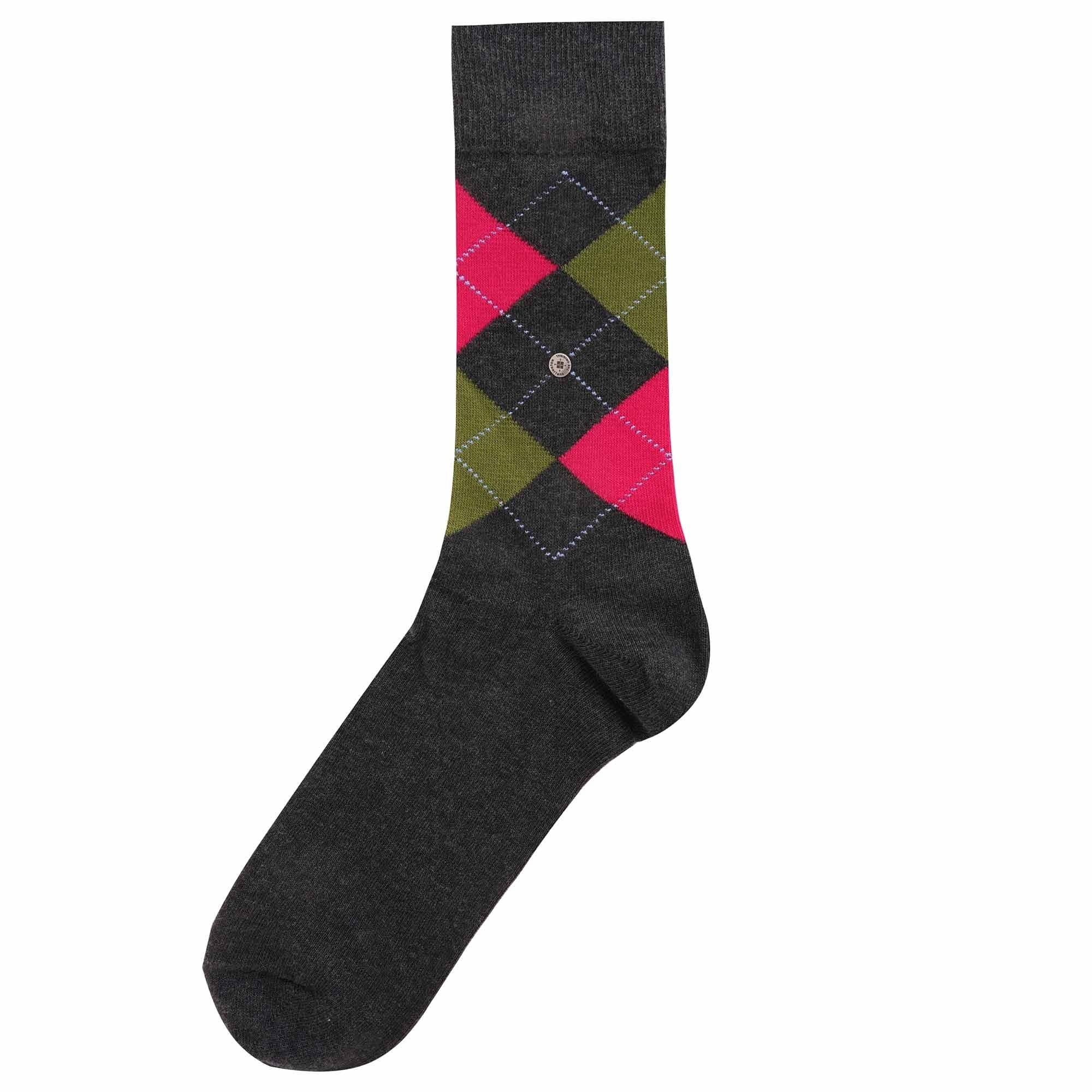 Burlington Socks King socks - Grey/Pink