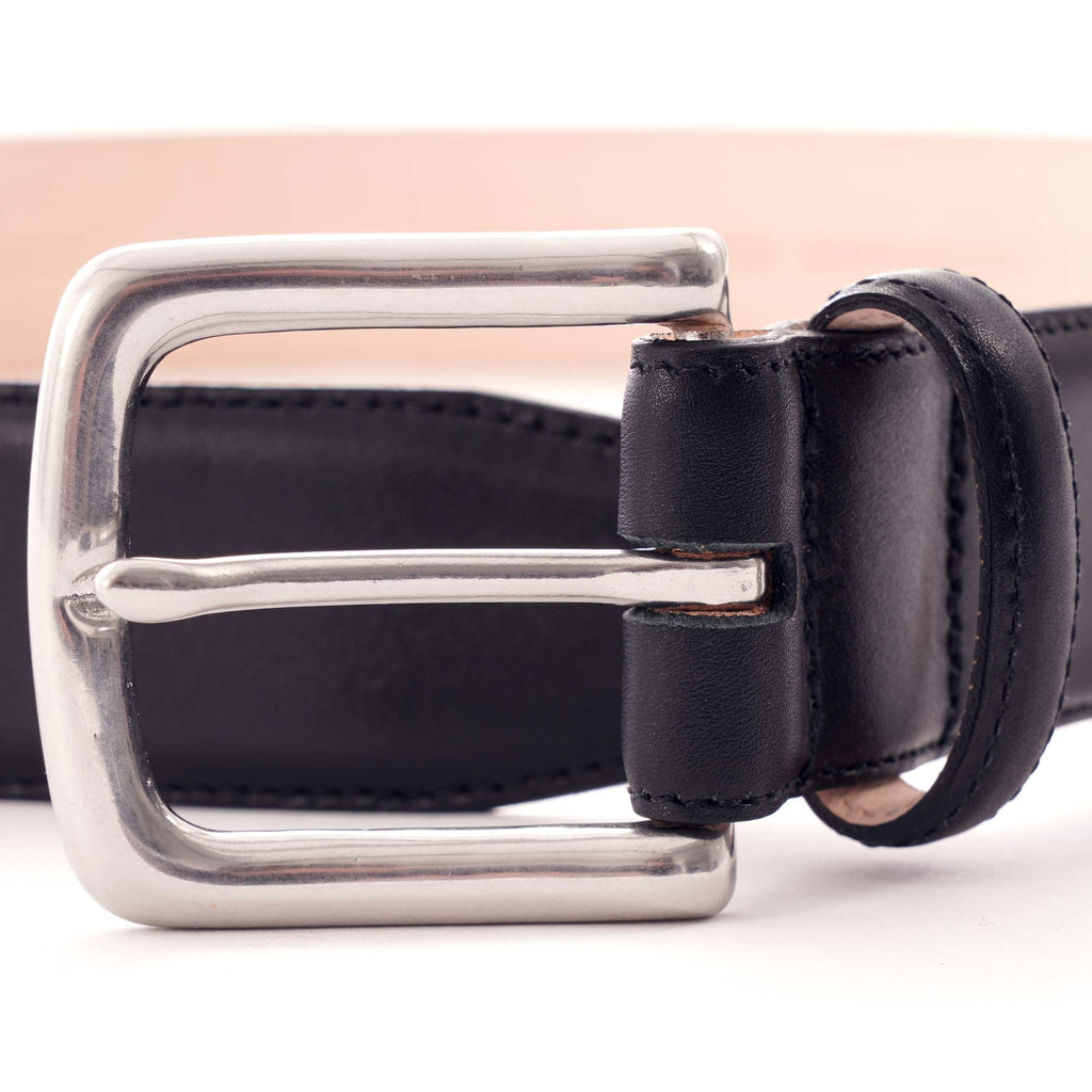 None Of The Above Leather Belt - Atlantic Blue - Made in England
