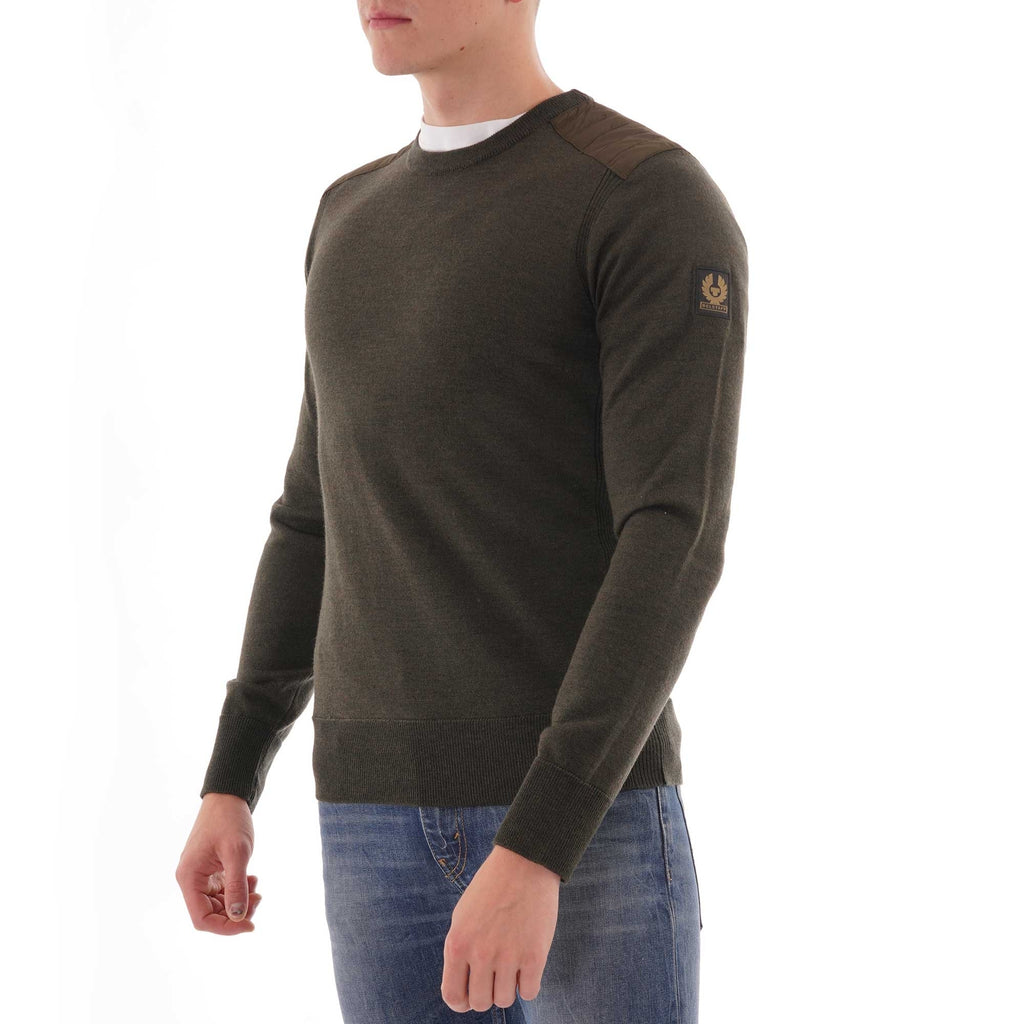 Belstaff Kerrigan Crew Neck Jumper - Military
