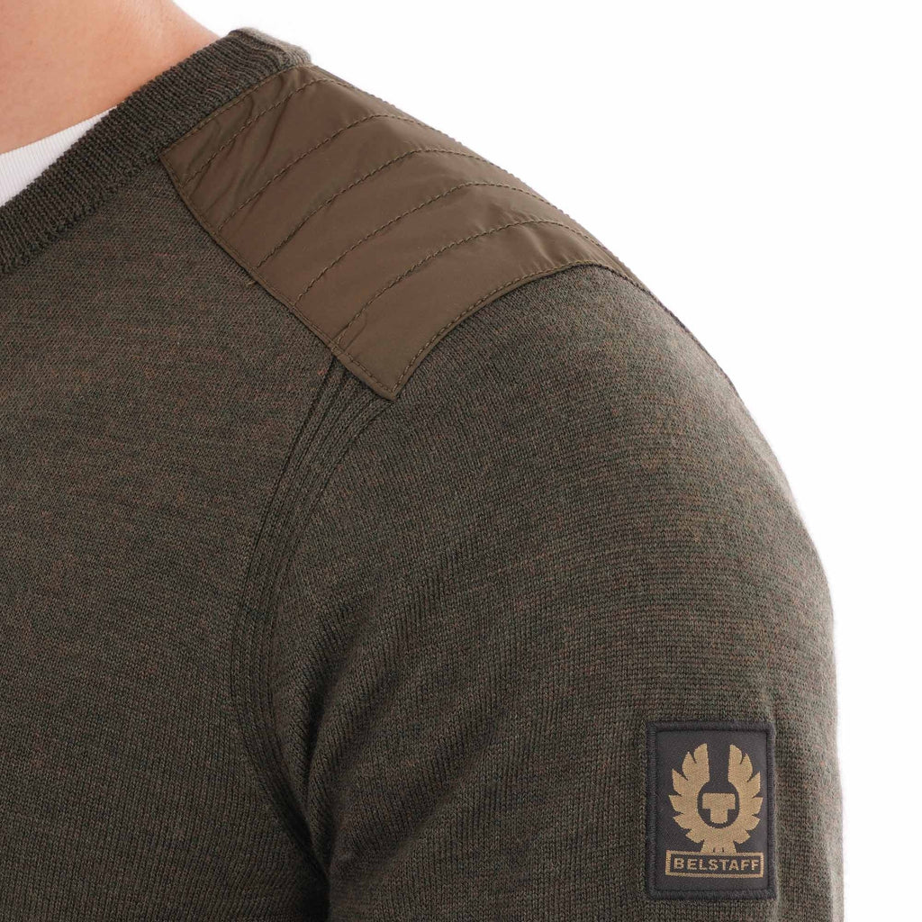 Belstaff Kerrigan Crew Neck Jumper - Military