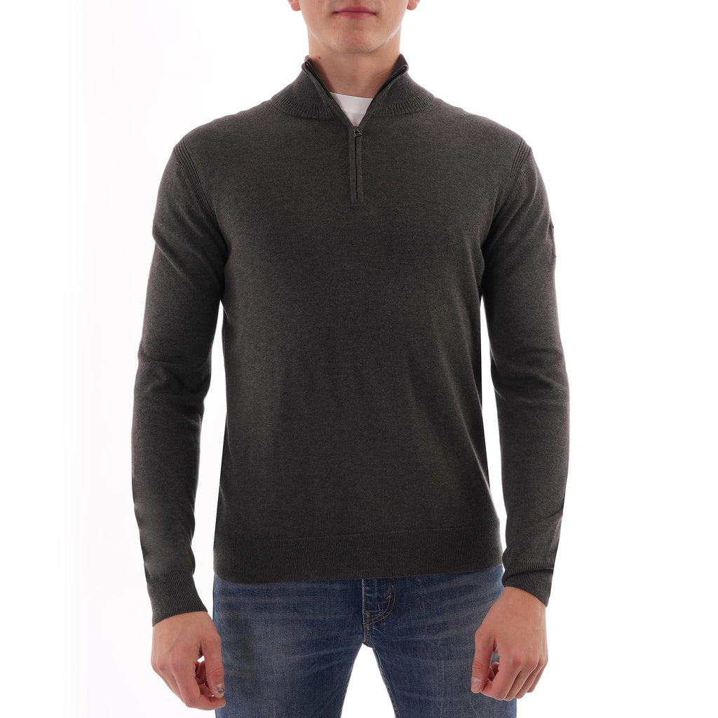 Belstaff Bay Half Zip - Charcoal