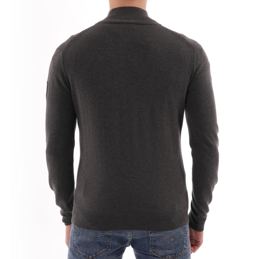 Belstaff Bay Half Zip - Charcoal