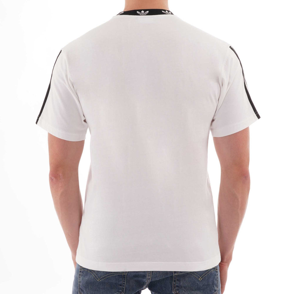 Adidas Originals Trefoil Ribbed T-Shirt - White