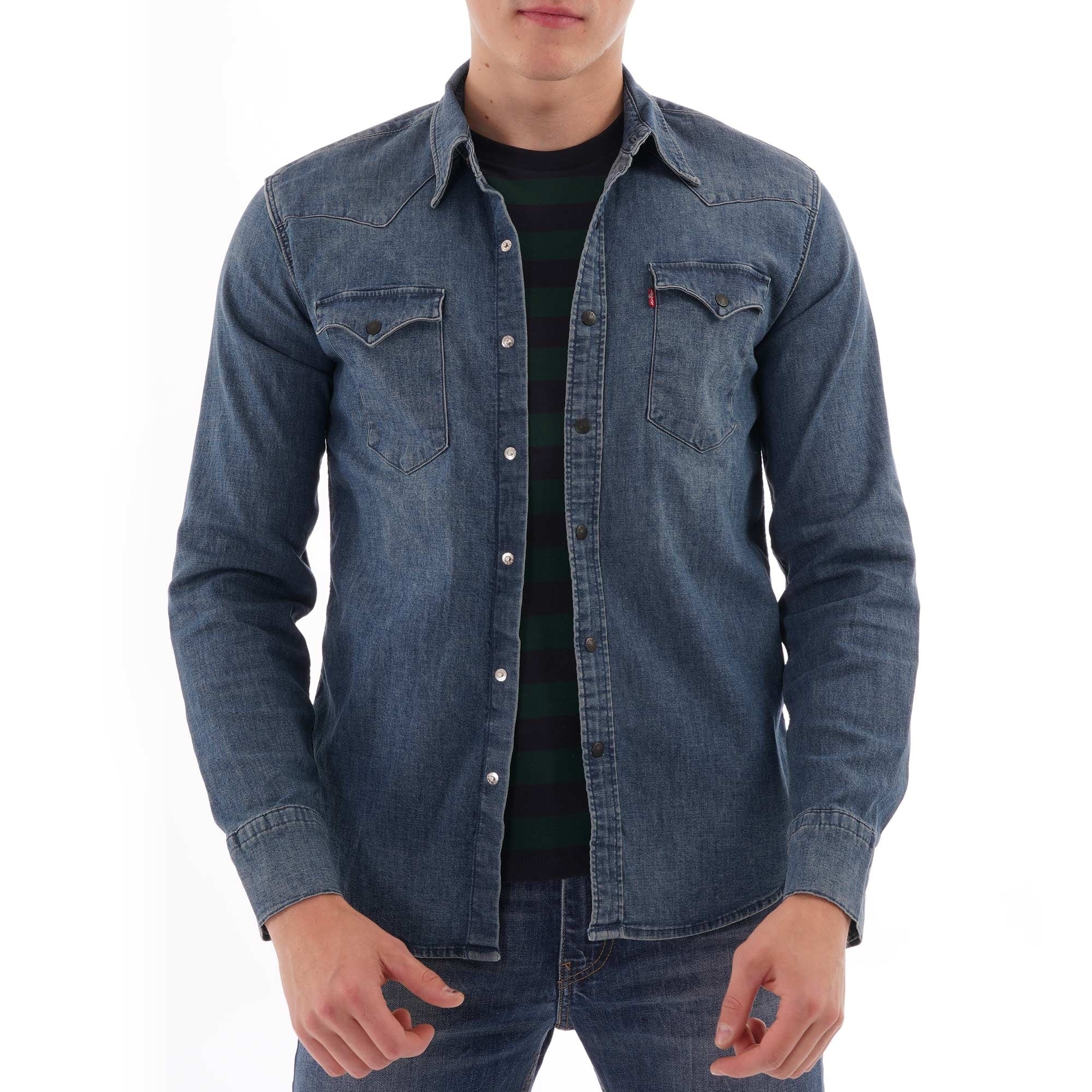 Levi's® Barstow Western Shirt - Indigo Mid
