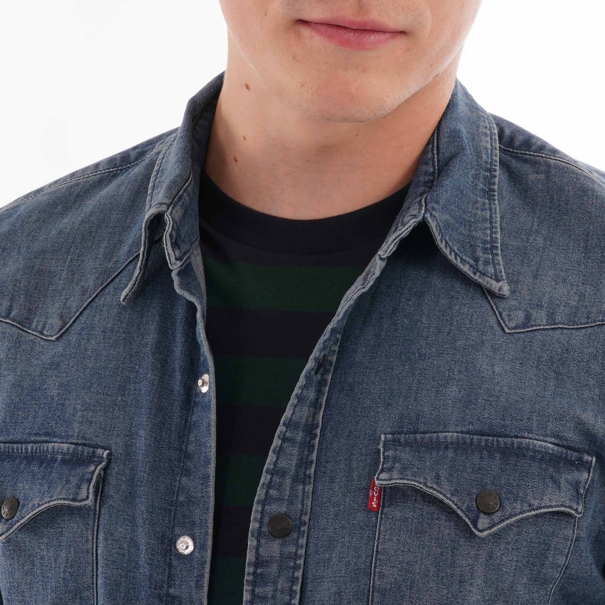 Levi's® Barstow Western Shirt - Indigo Mid