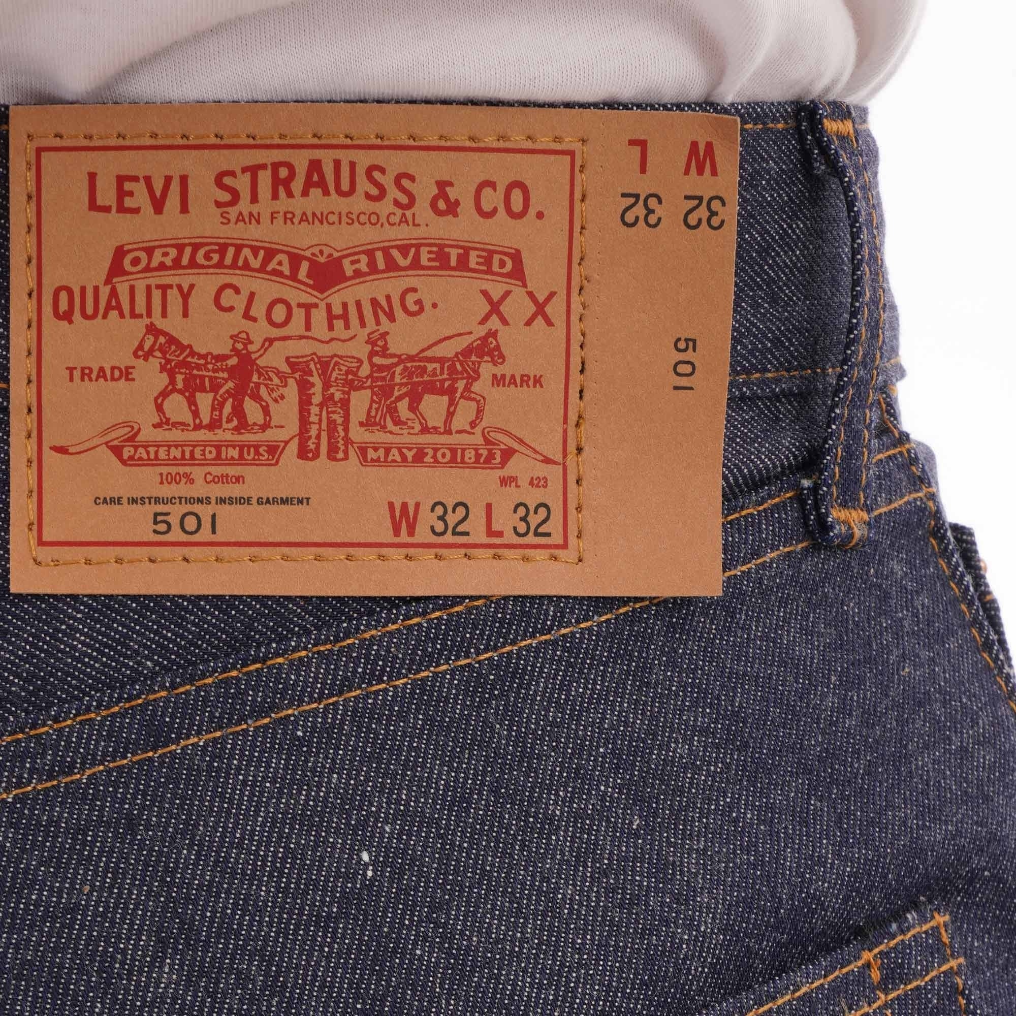 1976 501 Rigid Denim - Dark Wash