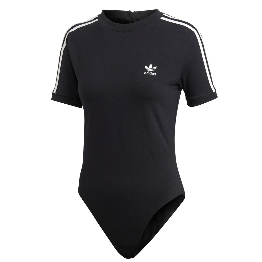 Adidas Originals Womens Bodysuit single - Jersey 3 stripes - Black