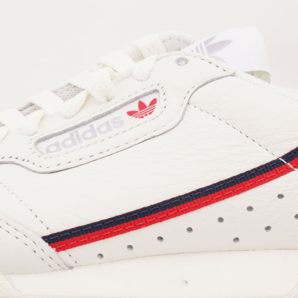 Adidas Originals Continental 80 - Off White & Scarlet