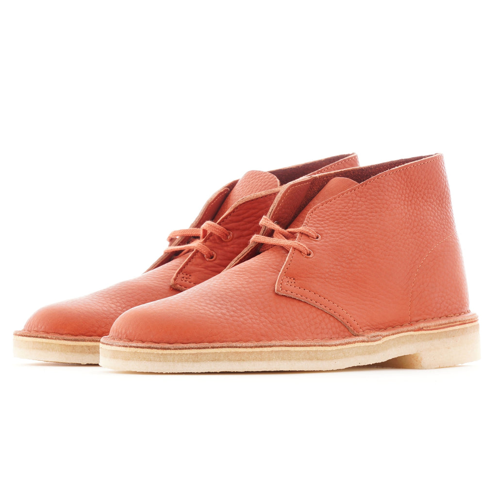 Clarks Originals Desert Boot - Burnt Orange Leather