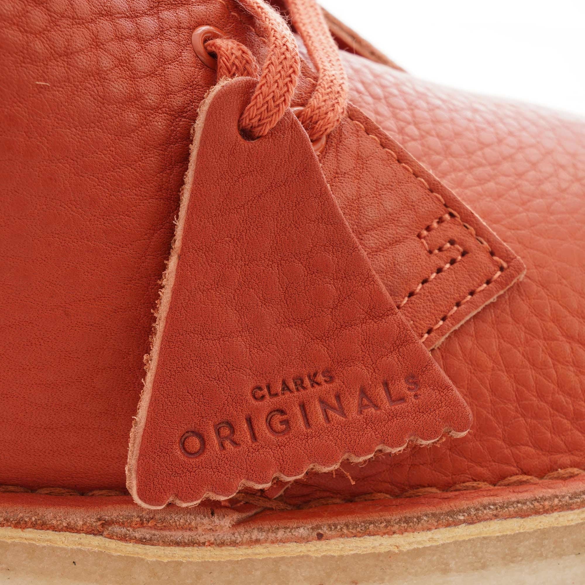 Clarks Originals Desert Boot - Burnt Orange Leather