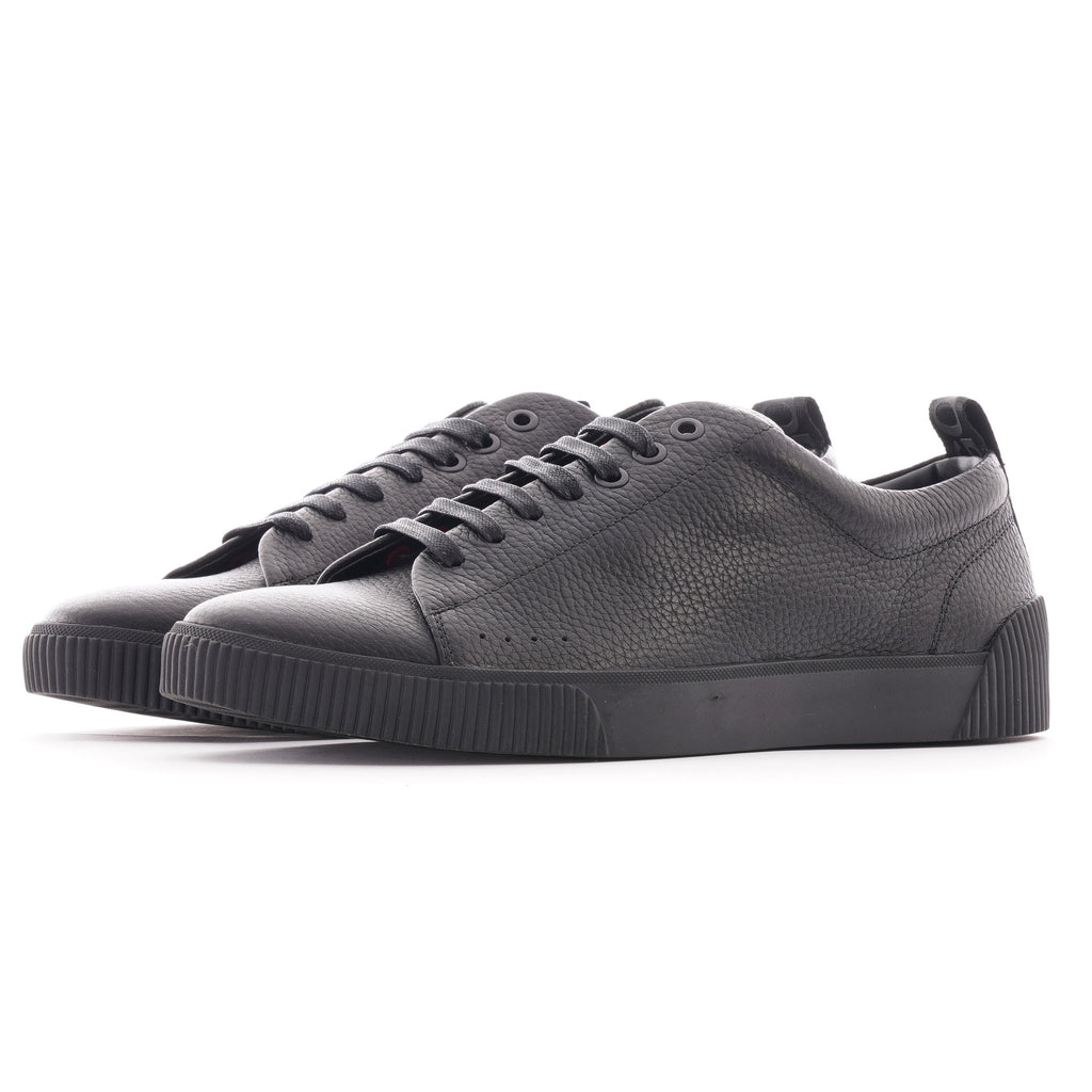 HUGO Zero Tenn Leather trainers - Black