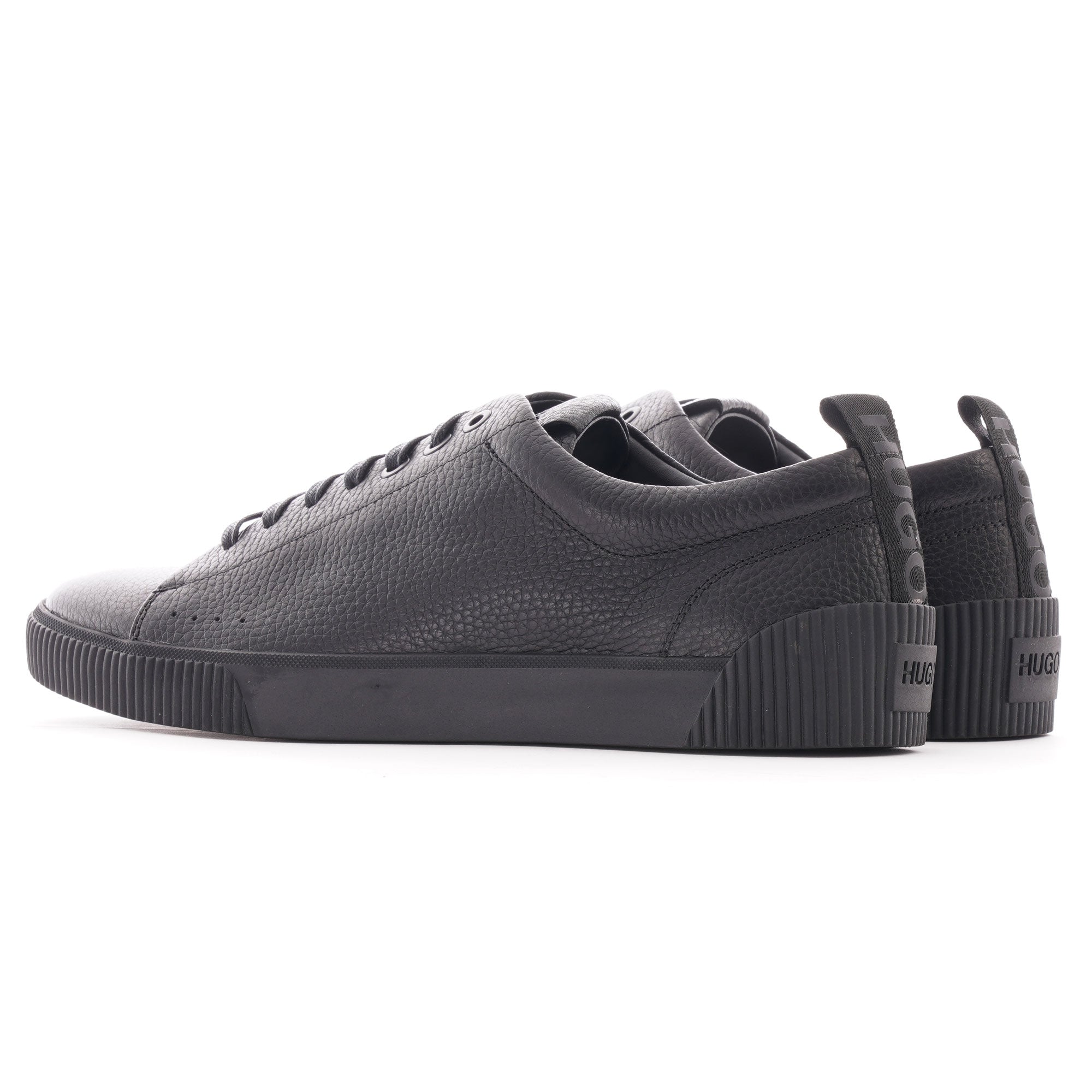 HUGO Zero Tenn Leather trainers - Black