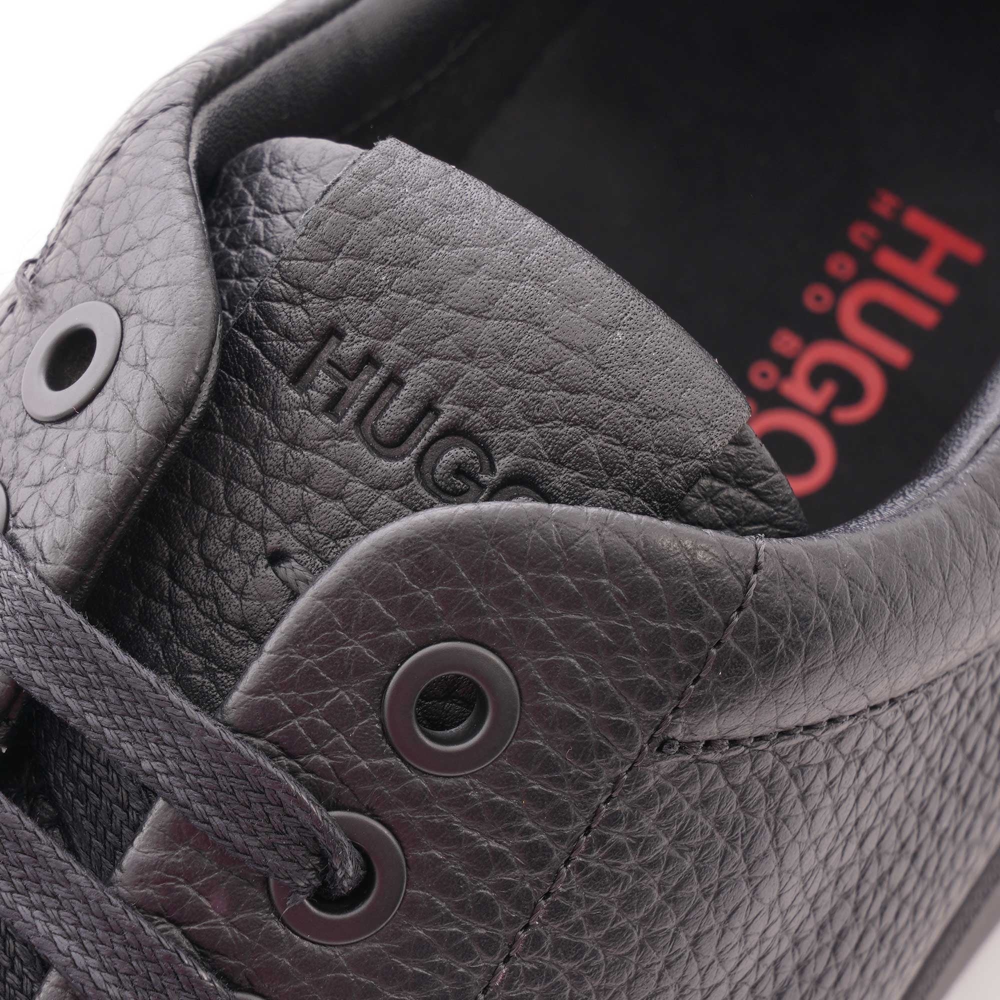 HUGO Zero Tenn Leather trainers - Black